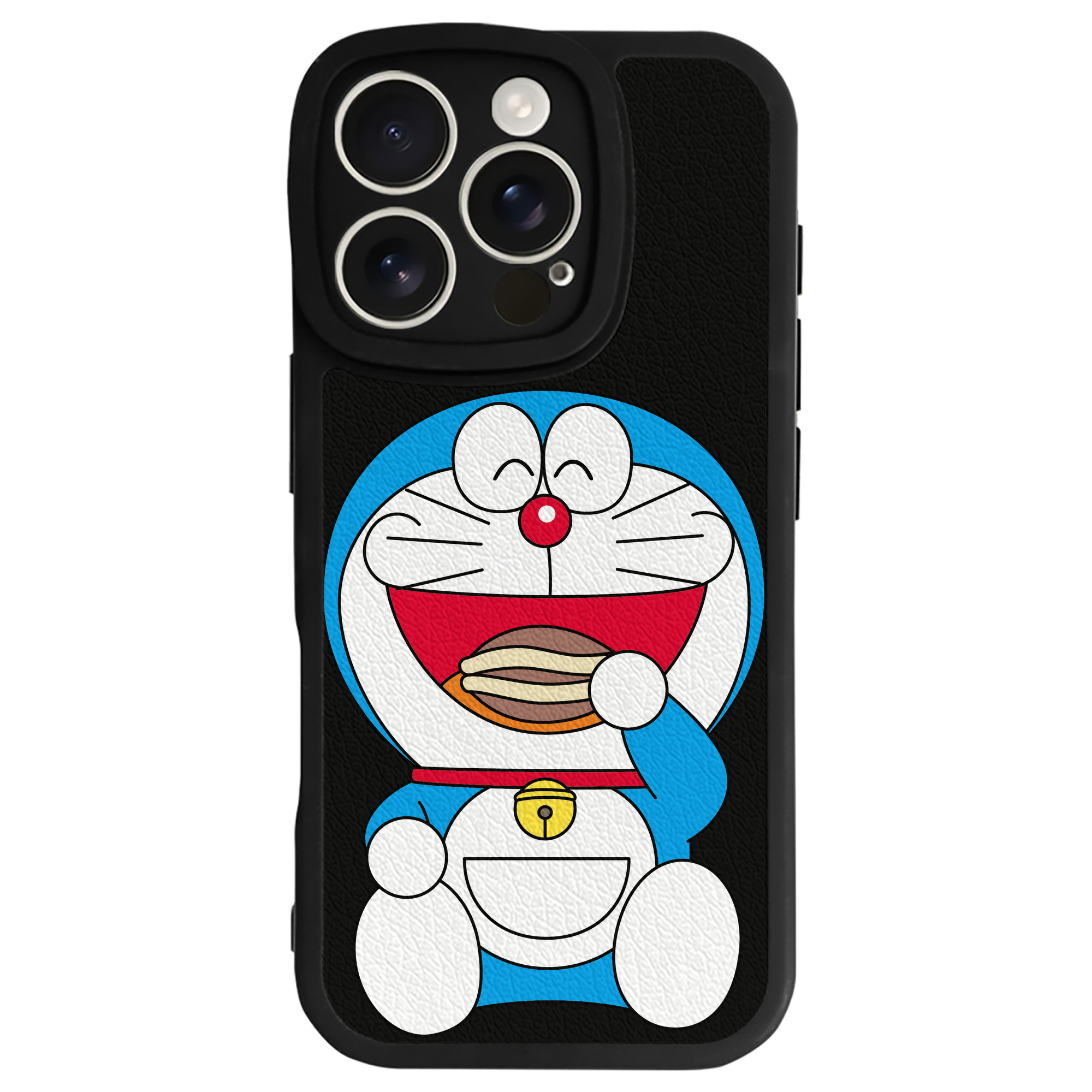 （画像用） ドラえもん Doraemon 【iPhone 16シリーズ対応】シリコンスマホケース（レザー調） 材質：シリコン